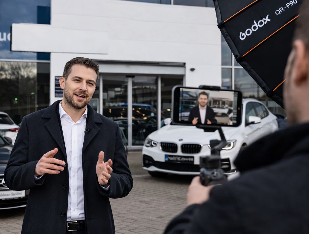 Videodreh für einen Business-Kunden